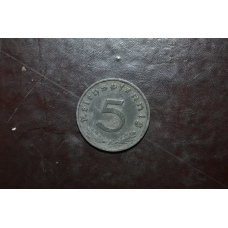 Німеччина 5 Рейхспфеннигов 1942год. A