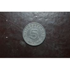 Німеччина 5 Рейхспфеннигов 1942год. А
