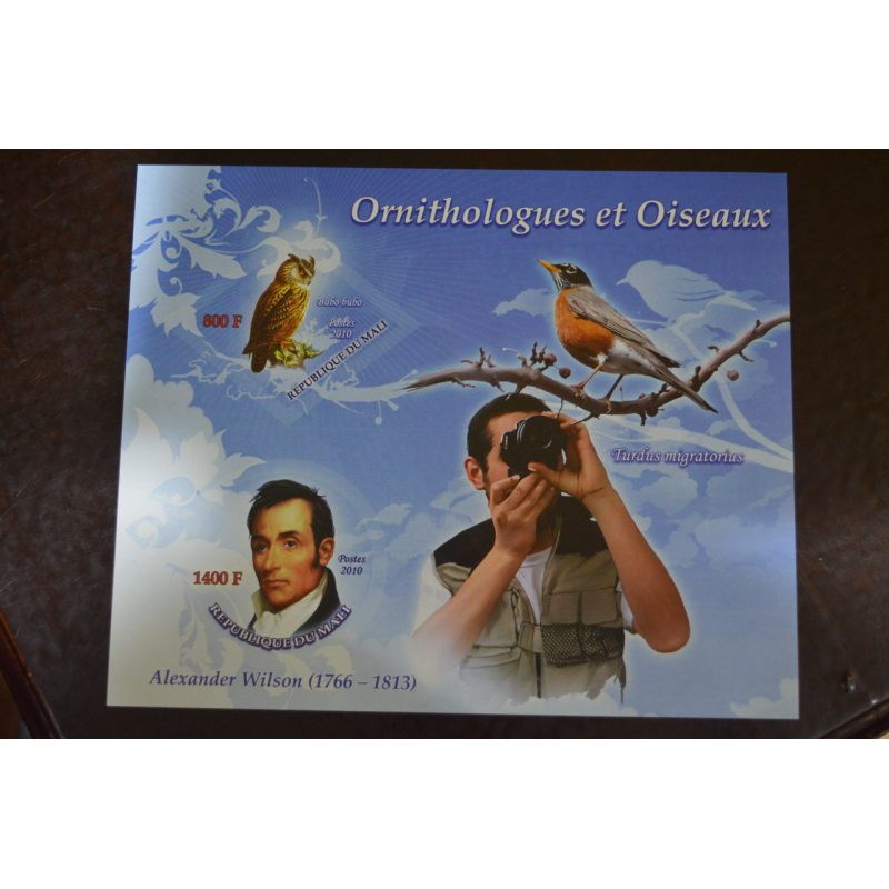 Малі. Марки. Особистості. Блок. 2009 рік (В-3) Малі. Марки. Особистості. Блок. 2009 рік (В-3)