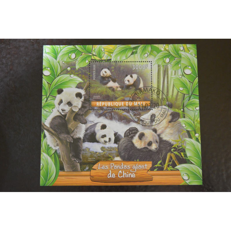 Малі. Марки. Фауна. Блок. 2020 рік (В-4) Малі. Марки. Фауна. Блок. 2020 рік (В-4)