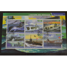 Джибуті. Марки. Особистості. Транспорт. Блок. 2015 рік (В-4)