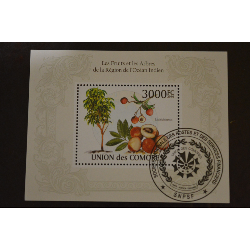 Комори. Марки. Фауна. Блок. 2010 рік (У-5) Комори. Марки. Фауна. Блок. 2010 рік (У-5)