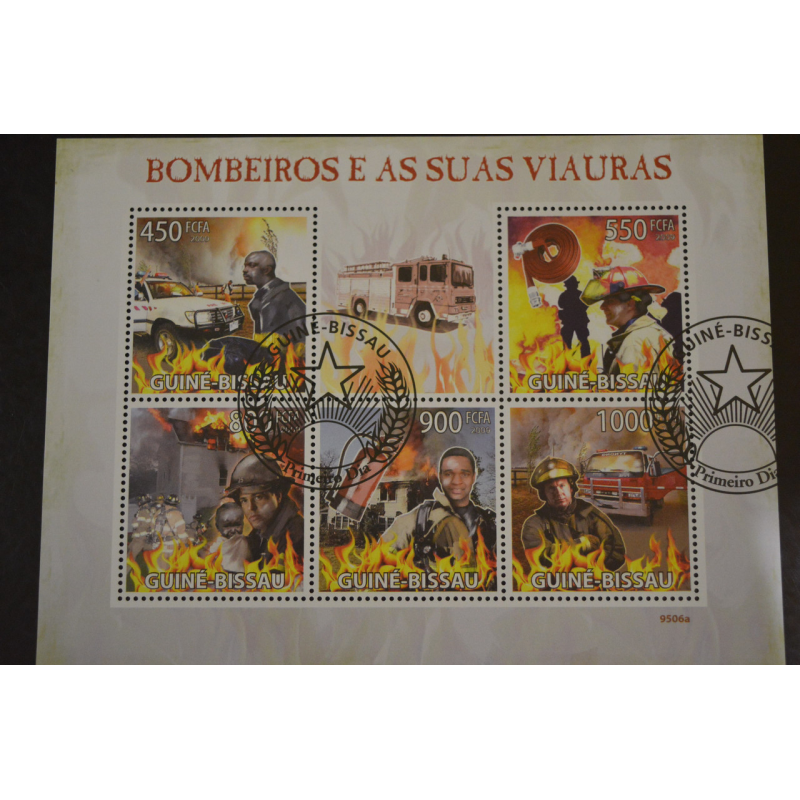 Гвінея - Бісау. Марки. Історія. Особистості. Блок. 2009 рік (В-5) Гвінея - Бісау. Марки. Історія. Особистості. Блок. 2009 рік (В-5)