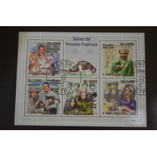 Гвінея - Бісау. Марки. Історія. Особистості. Блок. 2009 рік (В-5)