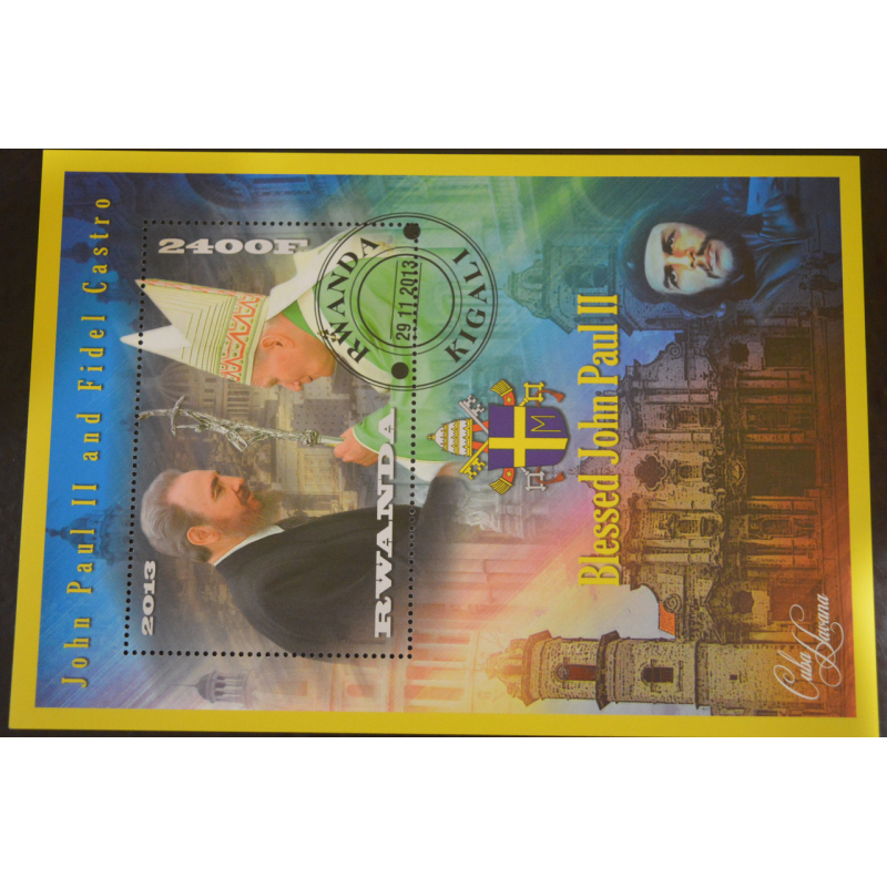 Руанда. Марки. Історія. Особистості. Блок. 2013 рік (В-5) Руанда. Марки. Історія. Особистості. Блок. 2013 рік (В-5)