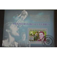 Комори. Марки. Історія. Особистості. Блок. 2009 рік (В-5)
