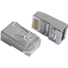 Штекер комп“ютерний 8р8с (RJ45) екранований