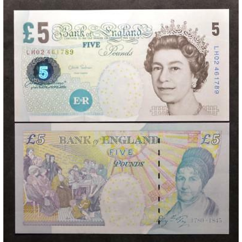 Великобританія / Great Britain 5 Pounds (2012) Pick 391d UNC