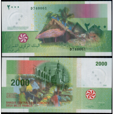 Комори 2000 франків 2005 UNC