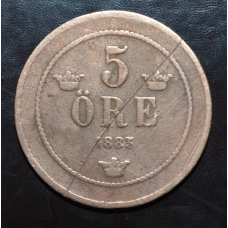 Швеція 5 ері 1883 р