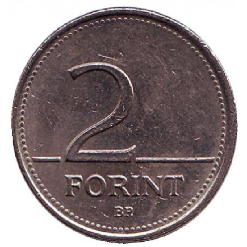 Монета 2 форинти. 1996 рік, Угорщина. (АЕ) Монета 2 форинти. 1996 рік, Угорщина. (АЕ)