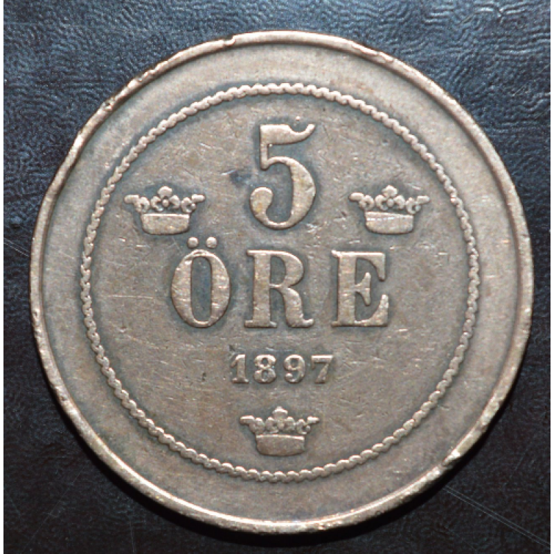 Швеція 5 ері 1897 р