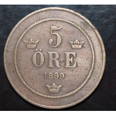 Швеція 5 ері 1899 р