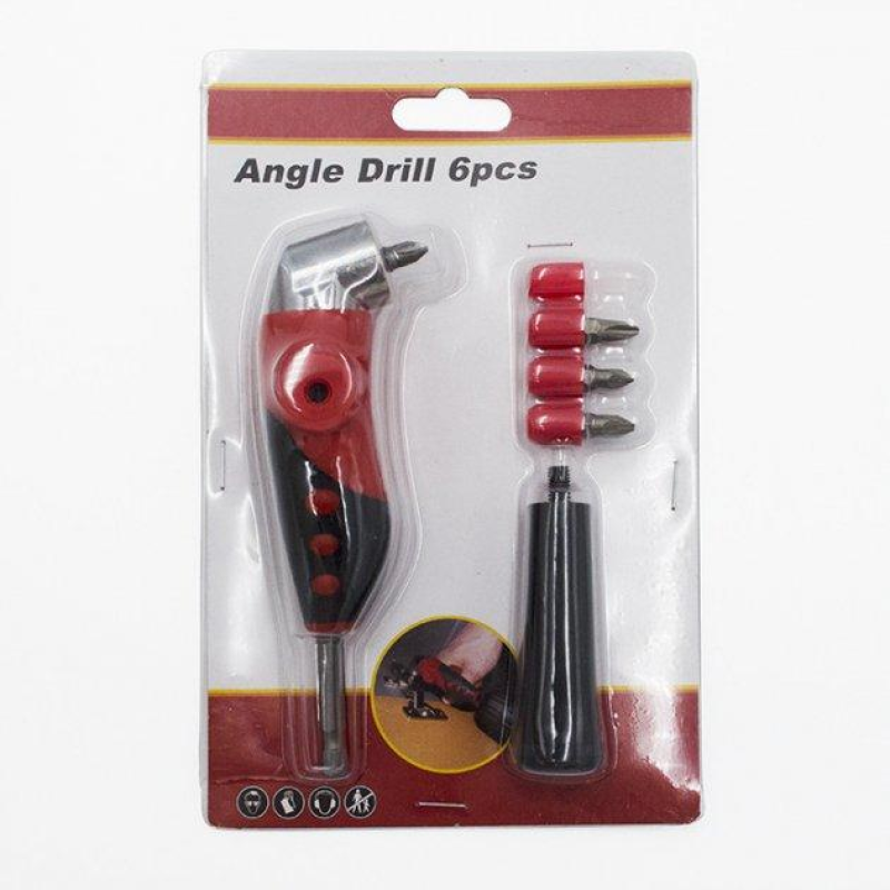 Адаптер для біт кутовий AngleDrill з набором біт Адаптер для біт кутовий AngleDrill з набором біт