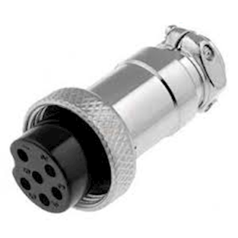 Роз“єм MIC 326, (гніздо), під кабель, 6 pin, діам.-16мм Роз“єм MIC 326, (гніздо), під кабель, 6 pin, діам.-16мм