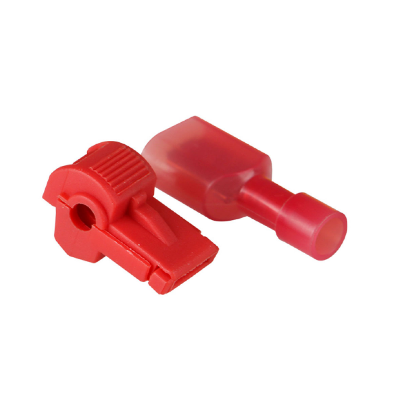 Клеми T-подібні обтискні швидкого монтажу, T1+MDFN1.25-250, 105°C, 10A/600V, Red
