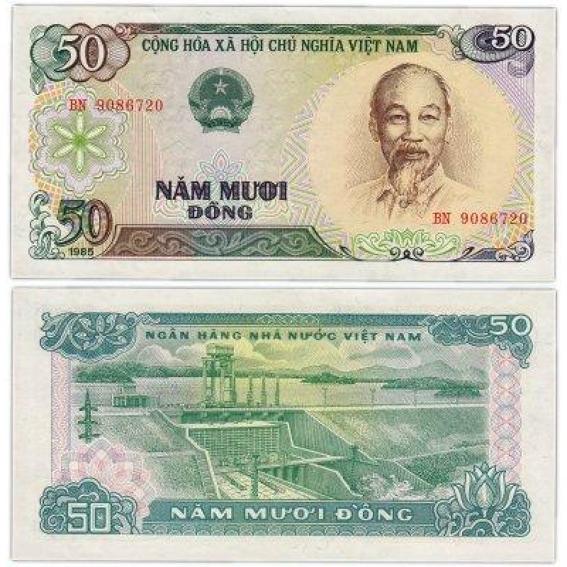 В“єтнам /Viet Nam 50 dong (1985) Pick 96 UNC В“єтнам /Viet Nam 50 dong (1985) Pick 96 UNC