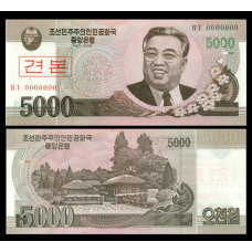 Північна Корея / North Korea 5000 Won 2008 Pick 66 UNC Specimen