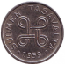 Монета 1 марка. 1956,59 рік, Фінляндія. (БЖ) Монета 1 марка. 1956,59 рік, Фінляндія. (БЖ)