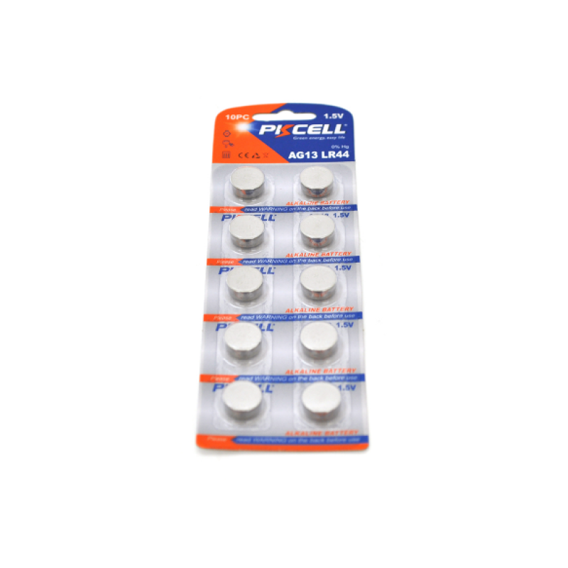 Батарейка лужна PKCELL 1.5V AG13, 10 штук у блістері ціна за блістер, Q Батарейка лужна PKCELL 1.5V AG13, 10 штук у блістері ціна за блістер, Q