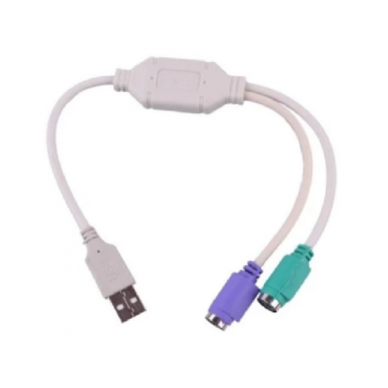 Перехідник USB AM/2*PS2, 20 см, Блістер Q25 Перехідник USB AM/2*PS2, 20 см, Блістер Q25