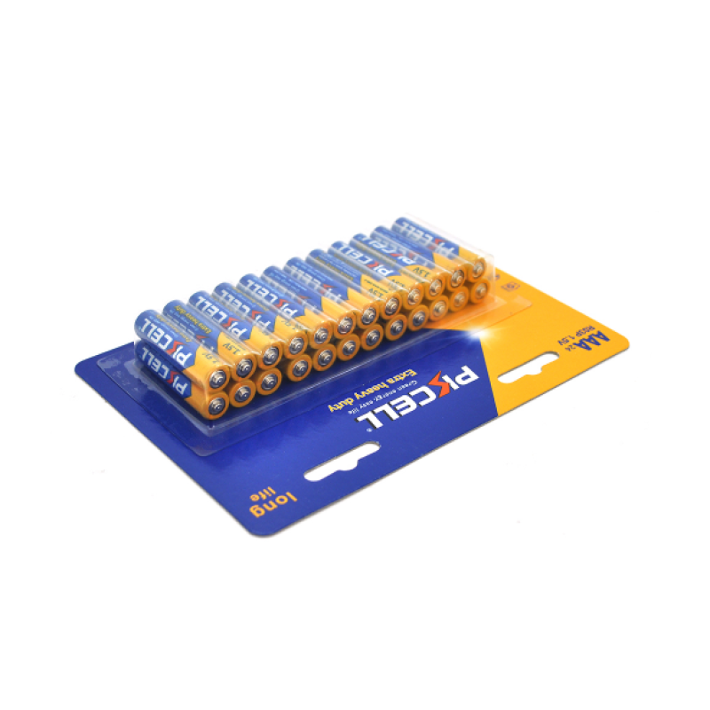 Батарейка сольова PKCEL 1.5V AA/R03, 24 штуки в блістері ціна за блістер, Q12