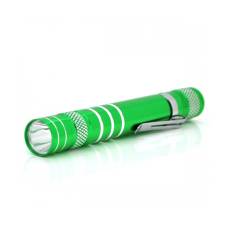 Карманний ліхтар, 1LED, 1 режим, корпус- алюміній, харчування 2*А, 95*19м, Green, ОЕМ