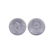 Монета 20 геллерів. 1998 рік, Словаччина. (БЕ)