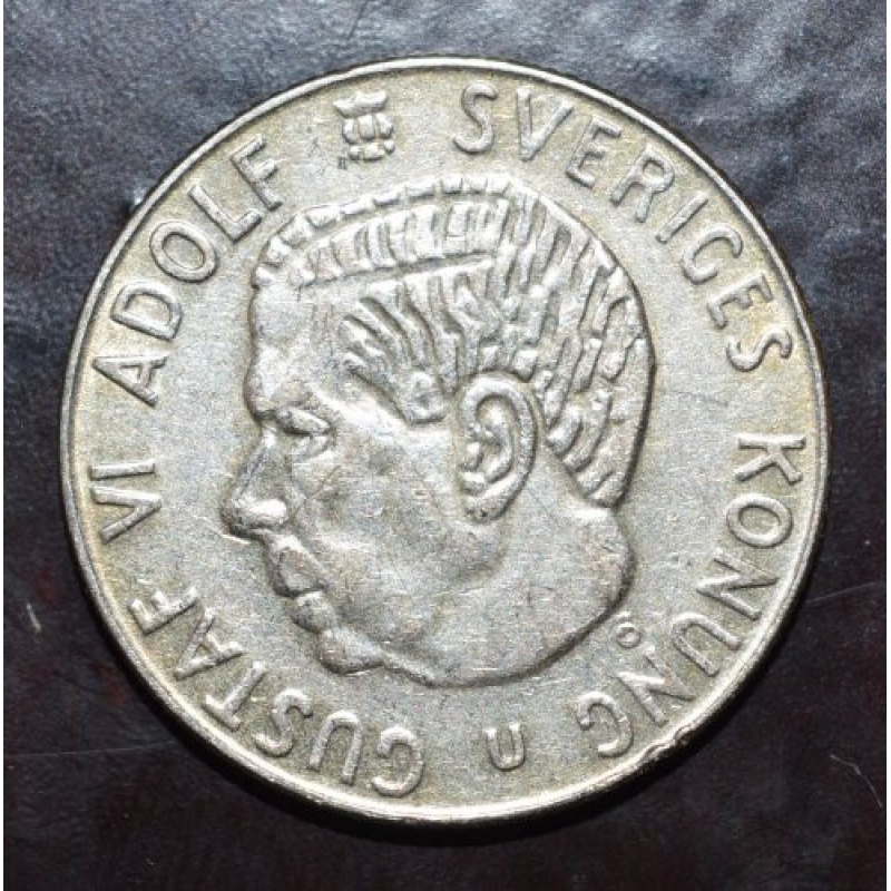 Швеція 1 крона 1965год (срібло) Швеція 1 крона 1965год (срібло)