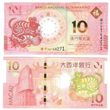 Макао 10 патак 2020 P-88 (88E) UNC
