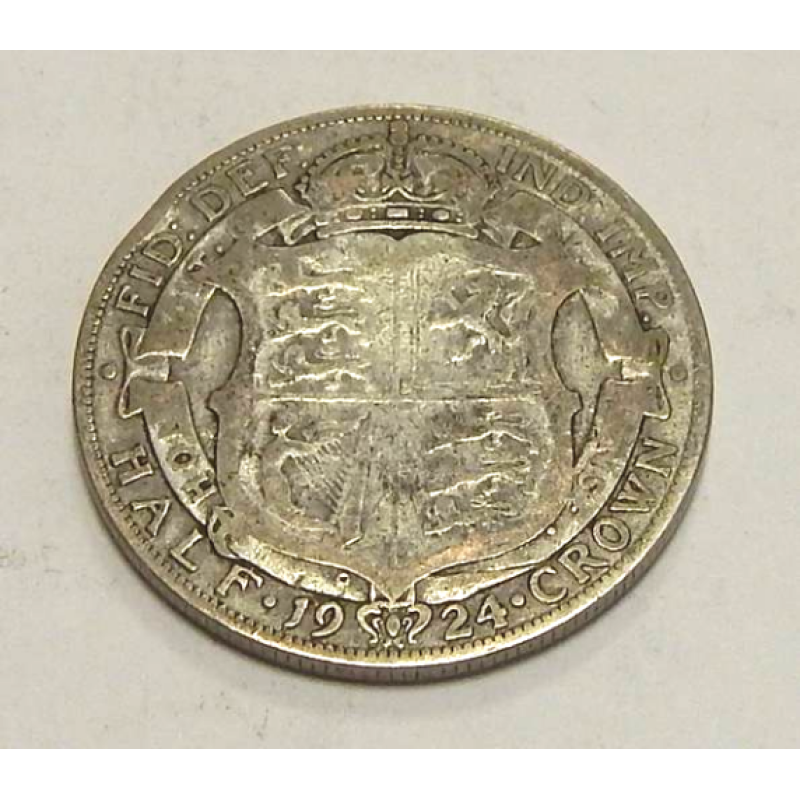 1/2 крони, 1924 р. Великобританія 1/2 крони, 1924 р. Великобританія