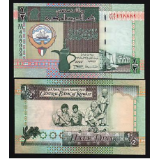Кувейт / Kuwait 1/2 dinars 1994 Pick 24 UNC