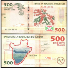 Burundi Бурунді — 500 Francs 2018 UNC