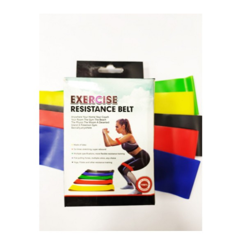 Набір ґуми exercise resistance bands для фітнесу і спорту з 5 подач