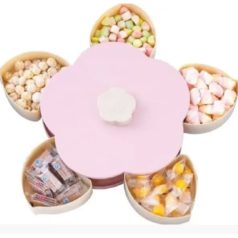 Коробка для солодощів Flowers Overflow Candy Box органайзер, рожева