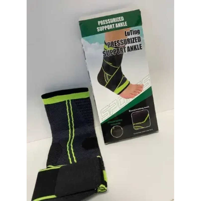 Еластичний бинт на голеностоп PRESSURIZED SUPPORT ANKLE | Фіксатор п“яти