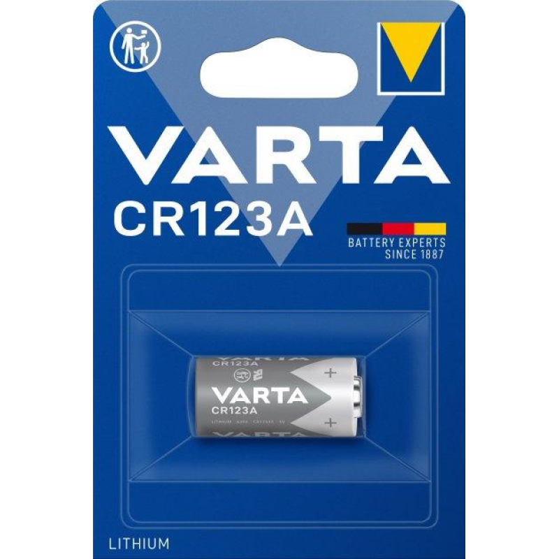 Батарейка VARTA CR123A BLI 1 LITHIUM Батарейка VARTA CR123A BLI 1 LITHIUM