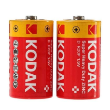 Батарейка сольова KODAK Extra Heavy Duty R20, 2шт в блістері, ціна за блістер