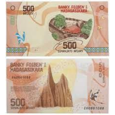 Мадагаскар / Madagascar 500 Ariary 2017 Pick UNC