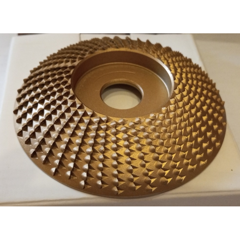 Диск-рашпиль полусфера Ø84x16 Gold (внутр. диаметр 16мм) Диск-рашпиль полусфера Ø84x16 Gold (внутр. диаметр 16мм)