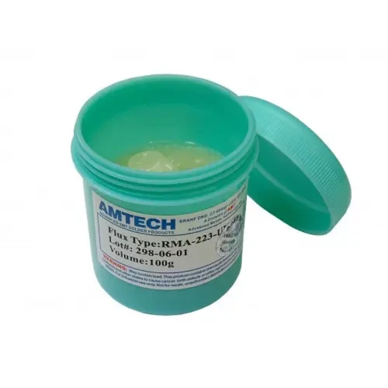 Паєльна флюс-паста RMA-223-UV, 100г., AMTECH Паєльна флюс-паста RMA-223-UV, 100г., AMTECH