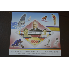 Бенін. Спорт. Блок. Личнисти 2014 (А-16)