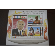 Бенін. Спорт. Блок. Личнисти 2014 (А-16)