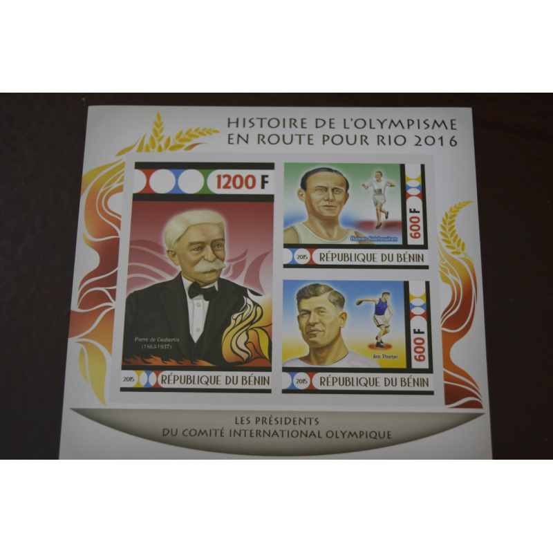 Бенін. Спорт. Блок. Личнисти 2014 (А-16) Бенін. Спорт. Блок. Личнисти 2014 (А-16)