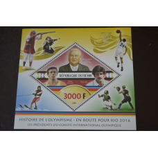 Бенін. Спорт. Блок. Личнисти 2014 (А-16)