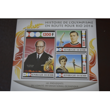 Бенін. Спорт. Блок. Личнисти 2014 (А-16)