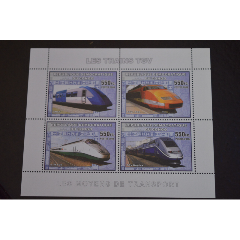 Конго. Транспорт. Блок. 2006 рік (В-7)