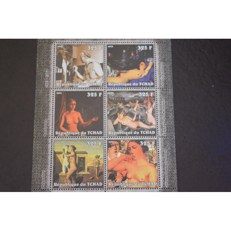 Чад. Искуство. Личности. Блок. 2002 рік (В-8) Чад. Искуство. Личности. Блок. 2002 рік (В-8)