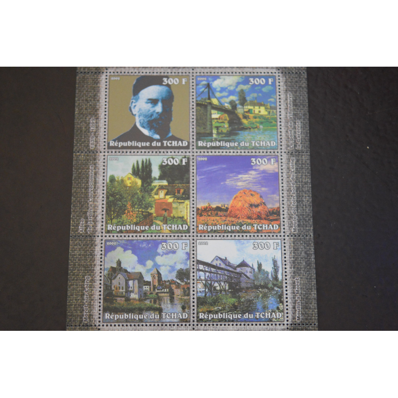 Чад. Искуство. Личности. Блок. 2002 рік (В-8) Чад. Искуство. Личности. Блок. 2002 рік (В-8)