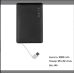 Портативна батарея з вбудованим кабелем УМБ Card Mobile Power 2Life Power Bank 2500 MAh Black (KG-138)
